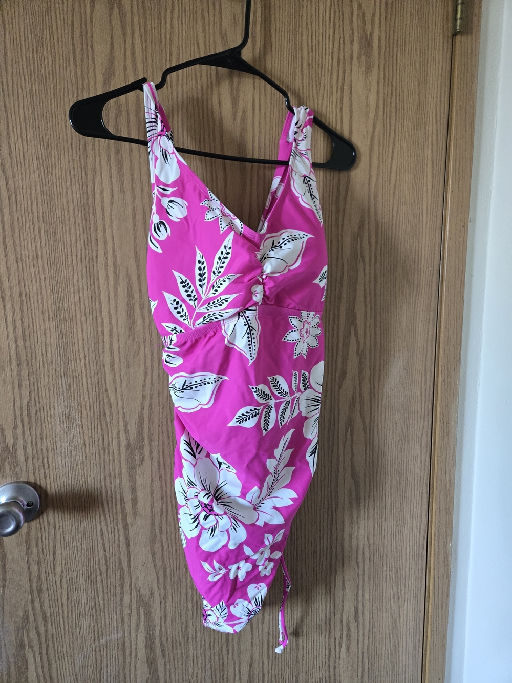 torrid Hot Pink Floral One-Piece Swimsuit